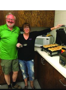 cooking for blessings in a backpack